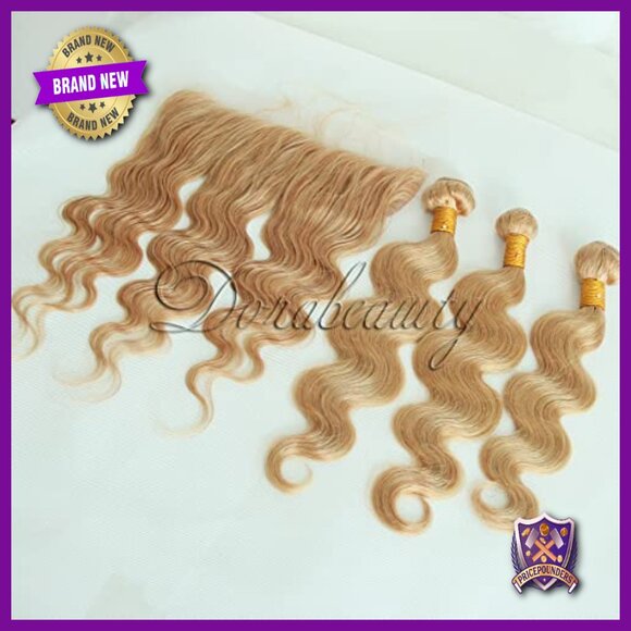 13x4 Lace Frontal with 3 Bundles, 100% Virgin Human Hair, Body Wave Style main image 6